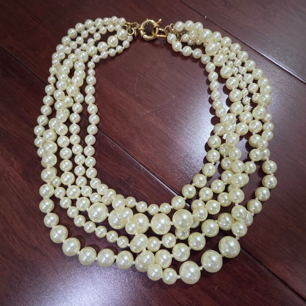 J Crew Faux Pearl Necklace